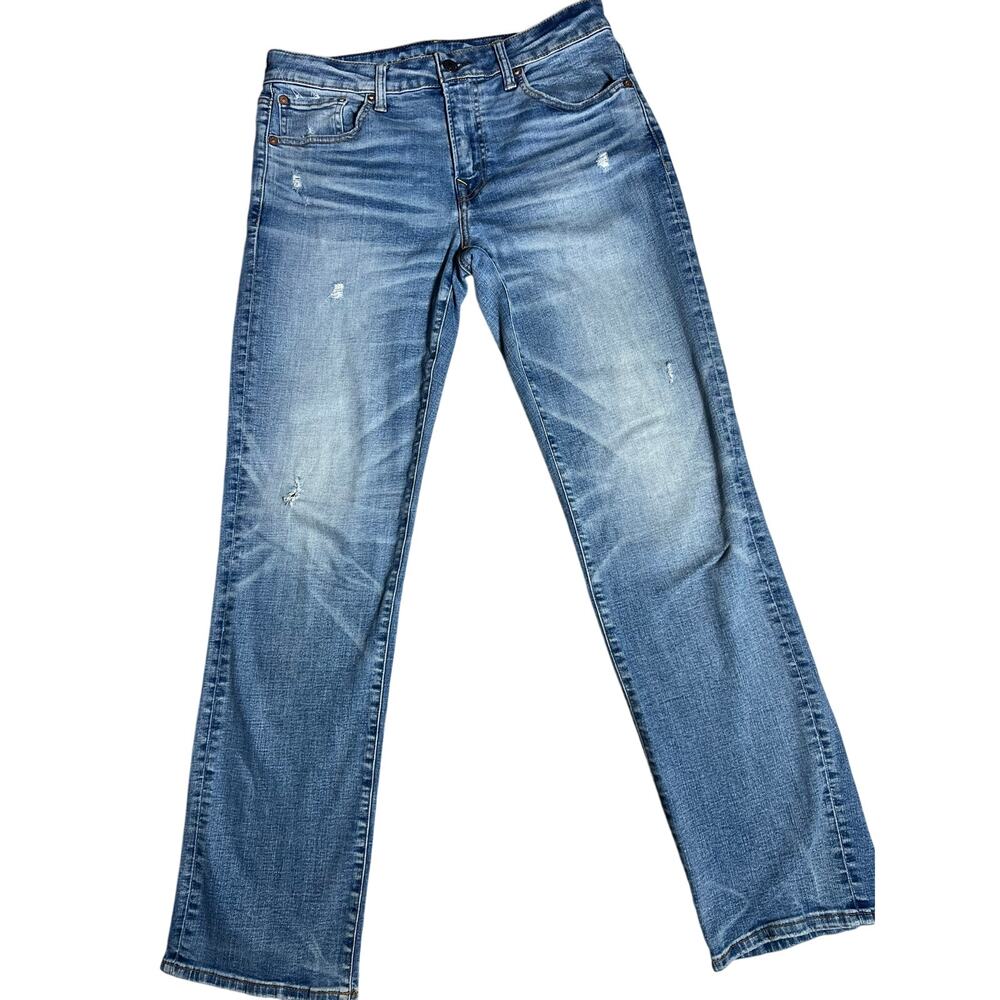 American Eagle airlflex + original bootcut distressed denim jeans men 32x34